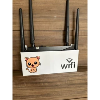 SUPORTE PARA ROTEADOR WIRELESS ORGANIZADOR WIFI 3DB GATINHO