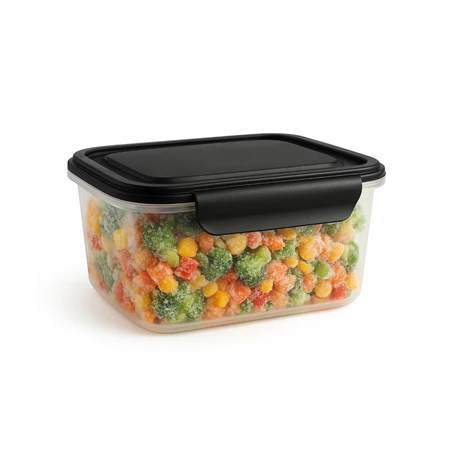 Kit com 10 potes 1000ml com travas laterais - Marmita BPA FREE