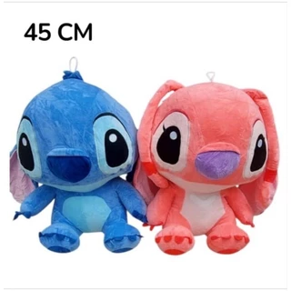 Pelúcia Lilo Stitch ou Angel grande de 45cm importado original Disney