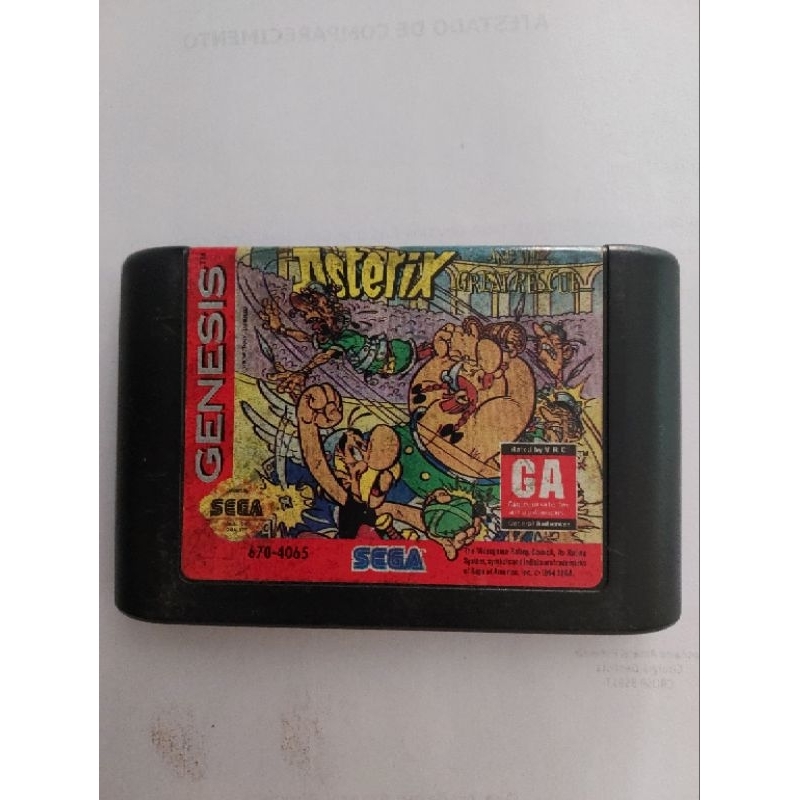 Asterix original Mega Drive | Shopee Brasil