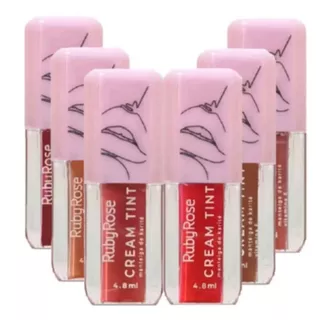 💋 Cream Tint 2x1 Ruby Rose HB8233 | Batom e Sombra | Textura Cremosa | Alta Pigmentação | Hot Sale em Oferta na Shopee
