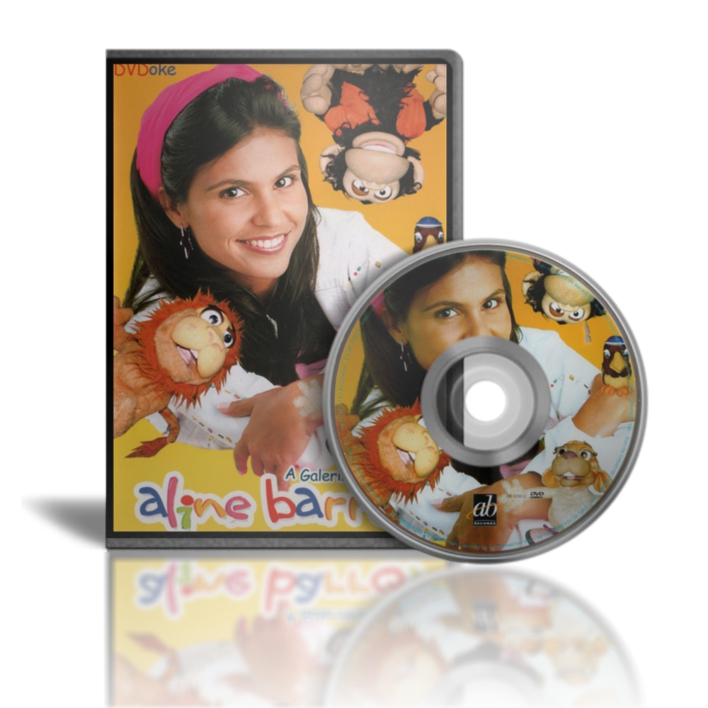 DVD KARAOKE - A Galerinha Canta Com Aline Barros - 10 MÚSICAS REF