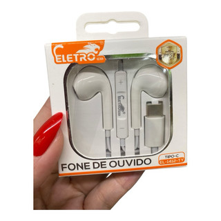 🎧 Fone de Ouvido Eletro Mex Tipo-C – EL-1412-TY