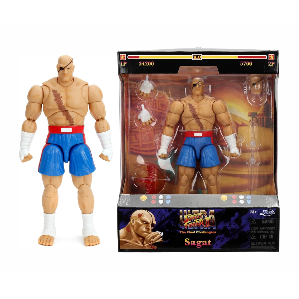 Boneco do jogo Street Fighter 2 Oficial Jada Toys | Shopee Brasil