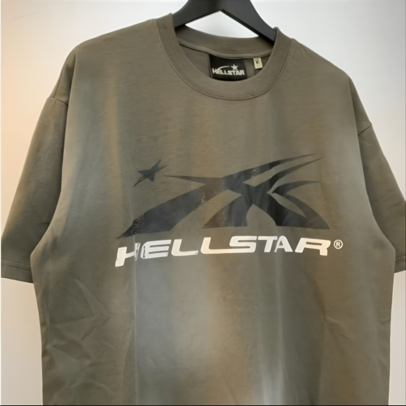Camiseta HELL ESTRELA Verde california hollywood streetwear central cee ...