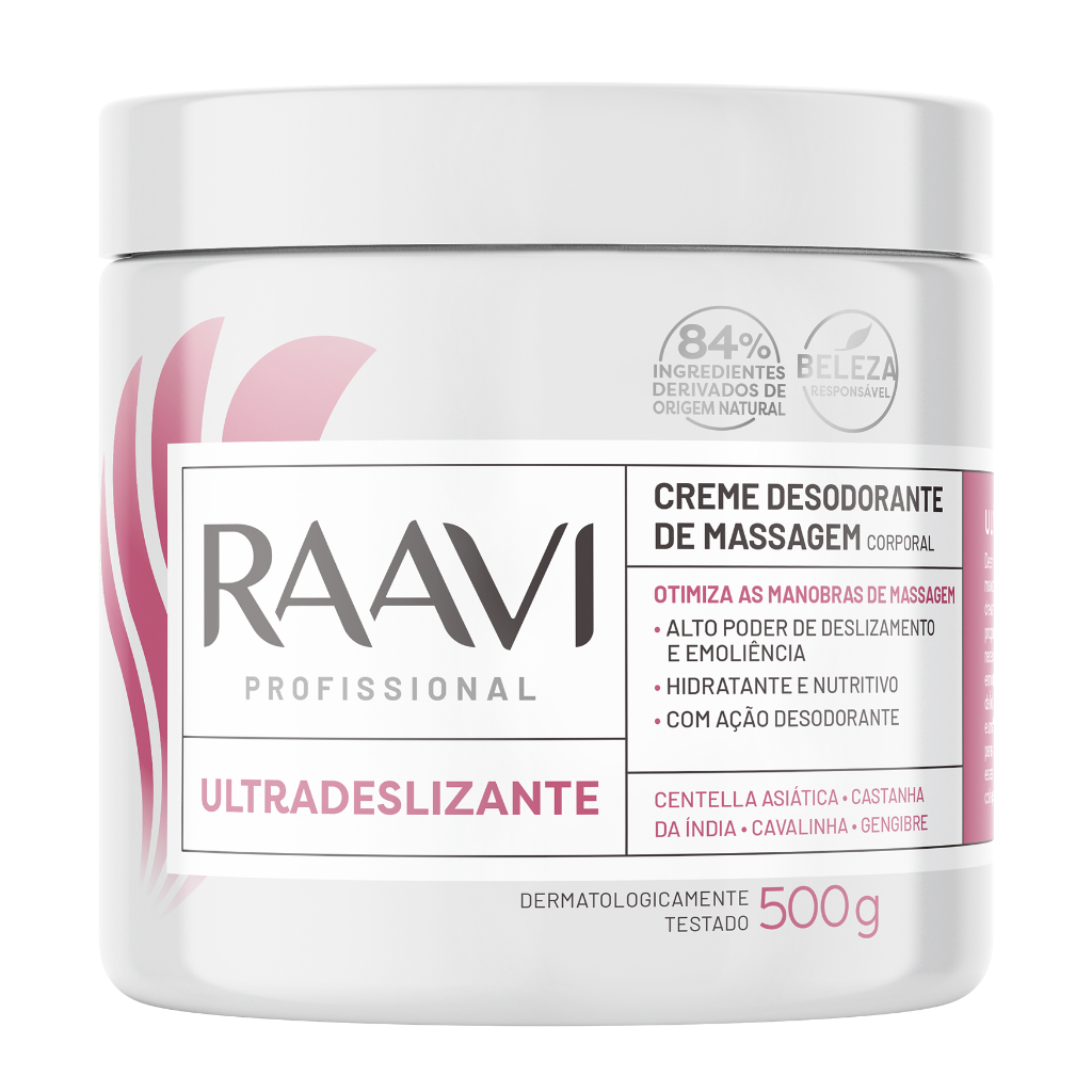 Raavi Creme De Massagem Ultradeslizante 500g | Shopee Brasil