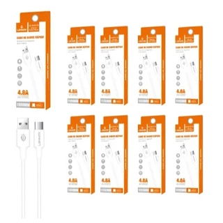 Kit 10 Cabos Tipo C USB Carregador Atacado Revenda Nota Fiscal