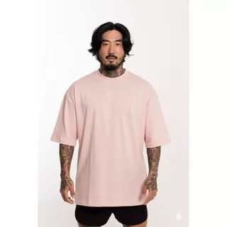 Camiseta Oversized Rosa Thpe