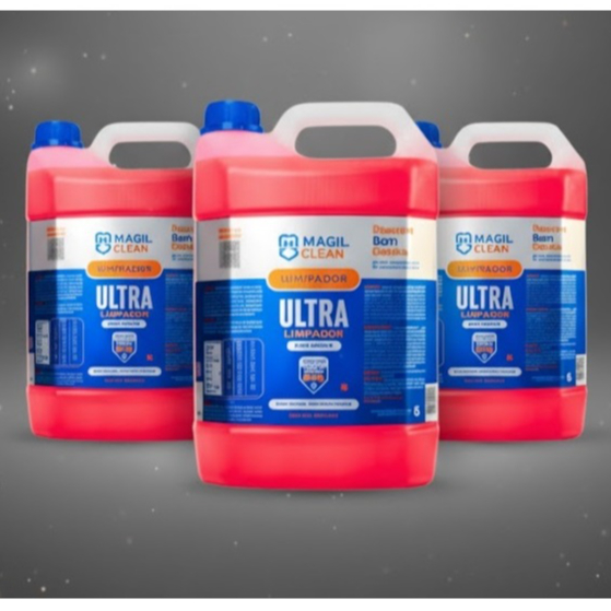 Magil Clean 1x5L - O APC Concentrado que Rende Mais! - Limpa Motor/Estofado