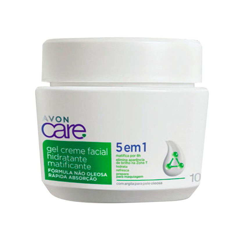 Gel Creme Facial Hidratante Matificante Para Pele Oleosa Avon | Shopee ...