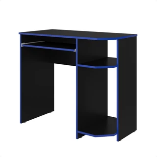 Mesa Escrivaninha Gamer Estilo Moderna Valorant Com Espaço Para Gabinete E Monitores - Cores