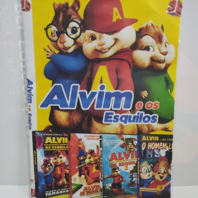 Alvino FC MOVIE MAGAZINE VOL.1〜4 DVD dvd Alvim e os esquilos 4x1 novo | Shopee Brasil