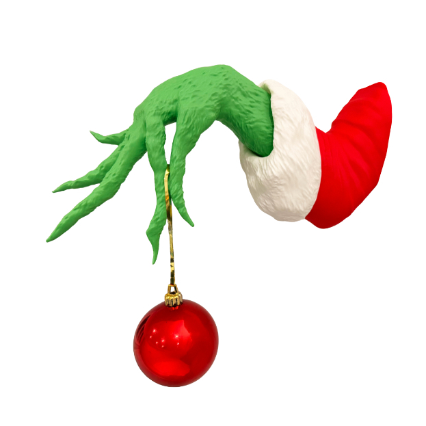 Grinch Decoração de Natal-BRILHA NO ESCURO