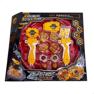 Arena Beyblade Tornado Combat Com Lançador E Beyblades em Oferta na Shopee