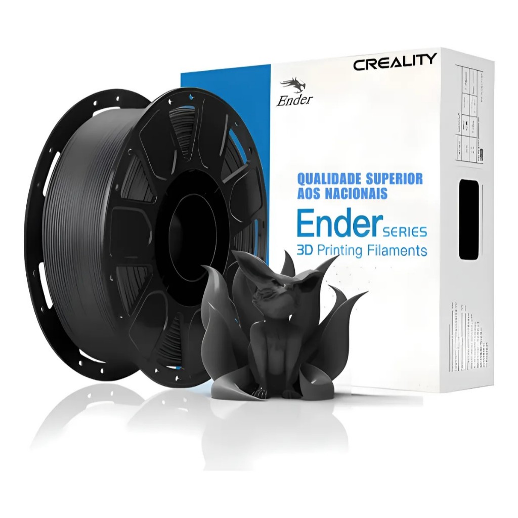 Filamento 3D Creality Ender PLA 1kg Alta Qualidade – Várias Cores - Impressão Precisa