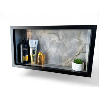 NICHO PARA BANHEIRO EM PORCELANATO 60X30CM DE EMBUTIR NA PAREDE - ENVIO IMEDIATO