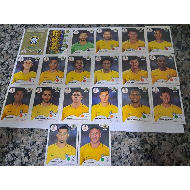 Time do Brasil completo Copa 2018 em Oferta na Shopee