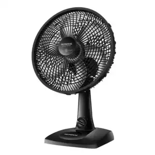 Ventilador de Mesa 30cm Preto Mondial VSP-30 3 Velocidades 6 pas