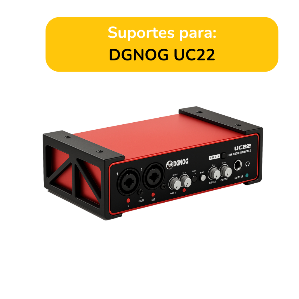 Suporte Fixar Mesa Dgnog Usb Audio Interface Uc22 | Shopee Brasil