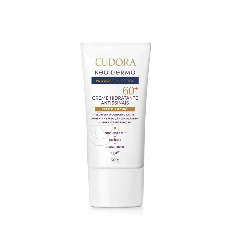Creme Hidratante Facial Antissinais Eudora 60+Neo Dermo Pró Age ...