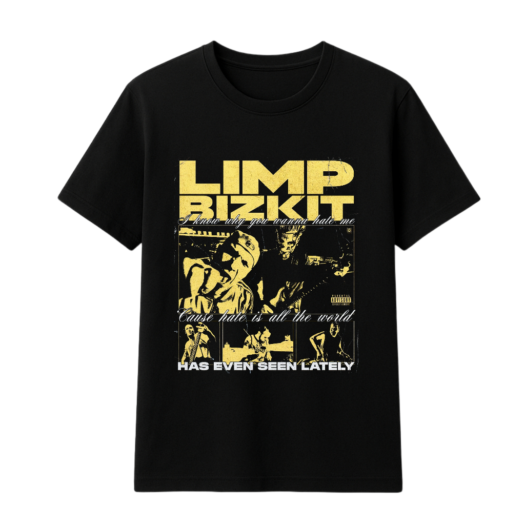LIMPBIZKIT ツアーTシャツ Camiseta Limp Bizkit Loserville tour 2025 Banda Rock 100% Algodão