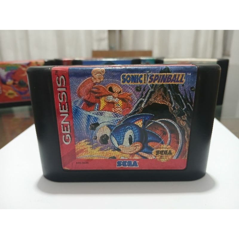 Sonic Spinball Original Americana Mega Drive | Shopee Brasil