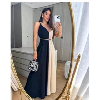 Vestido Feminino Longo para Festa Convidadas, Madrinhas de Casamento Promoção Festiva