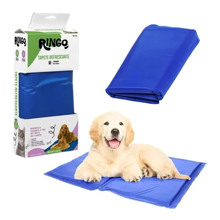 Tapete Gelado Refrescante Para Pet Cachorro Gato Grande 30*40/40*50/50*65 Durável--Luna