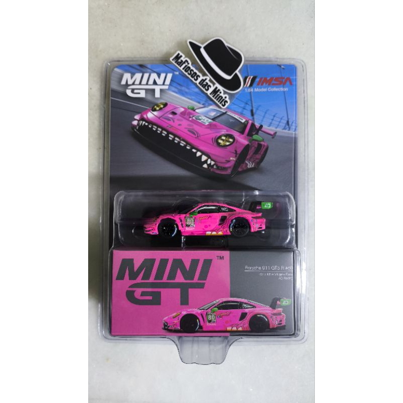 Mini GT Porsche 911 GT3 Rosa Roxy #80 | Shopee Brasil