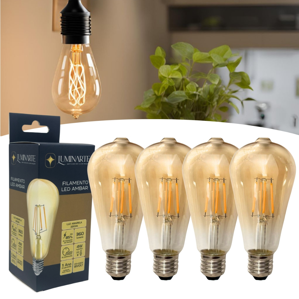 Lâmpada Vintage em Oferta | Shopee 2026