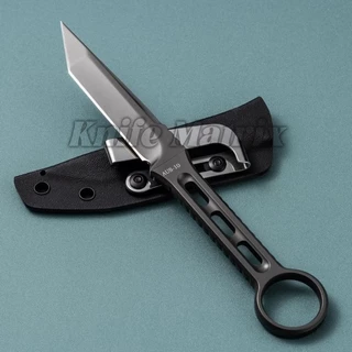Faca Tanto Full Tang Sobrevivência ao livre pesca camping Bainha polímero Clip GD-B2 CORTE ABSOLUTO