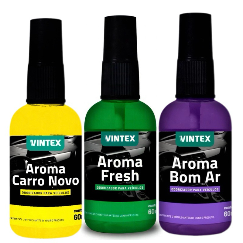 Arominha Cheirinho Para Carro Spray Vintex Vonixx 60ml A Granel