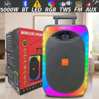 Caixa de Som Bluetooth Digivolt DG-1136 5000W 12" LED TWS Rádio FM USB SD Microfone Sem Fio Top em Oferta na Shopee