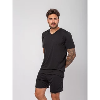 Pijama Conjunto Curto Masculino Calor Versao Confortável e Estiloso Premium em Oferta na Shopee