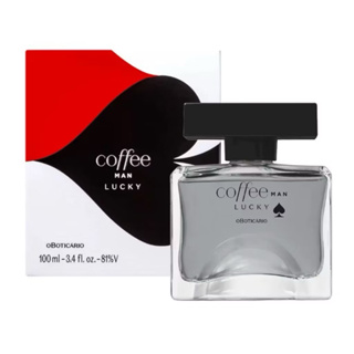 Coffee Man Lucky Desodorante Colônia 100ml | O Boticário | Fougère Amadeirado | Perfume Masculino em Oferta na Shopee
