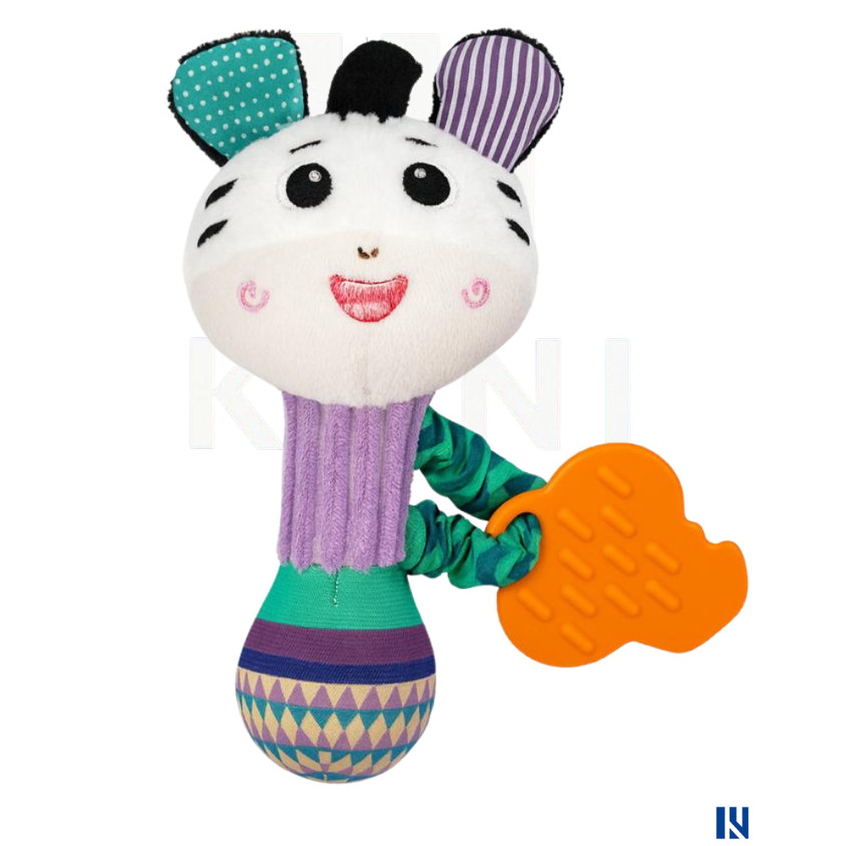 Chocalho Mordedor de Pelúcia para Bebê – Brinquedo Educativo Sensorial ...