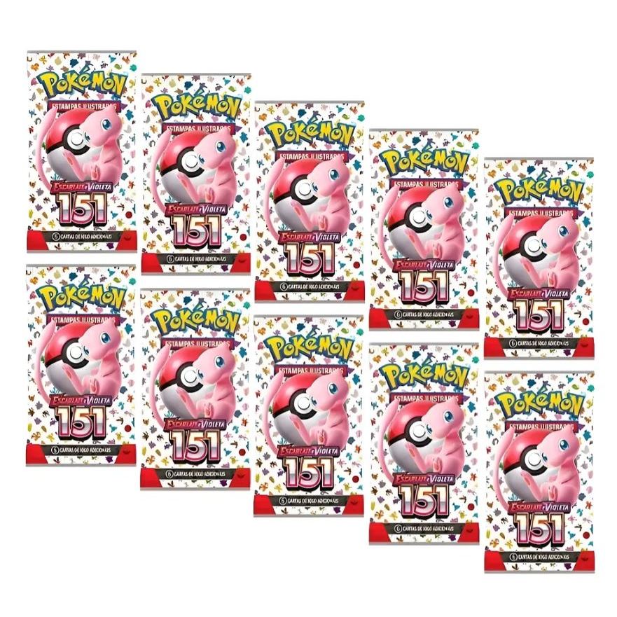 Pokémon Copag10 Boosters Escarlate E Violeta 151 Copag Português