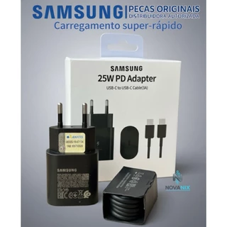 Carregador Samsung Super Rápido 25w Tipo C original China | M23 s24 s23 s22 s21 s20 s20fe a70 a71