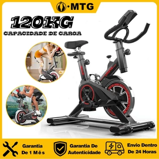 Bicicleta Ergométrica Spinning Profissional 120kg Resistência Magnética Silenciosa Banco Ajustável