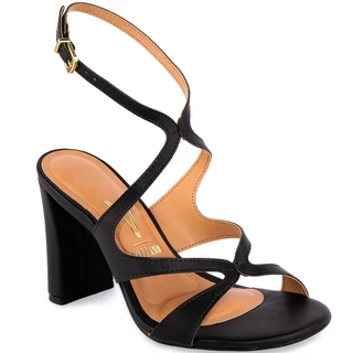 Sandália Vizzano Feminina Elegante Moda Original 6550-102 Preto