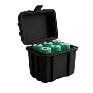 Estojo Porta Baterias 18650 Lítio Caixa Protetora Organizador Prático Resistente
