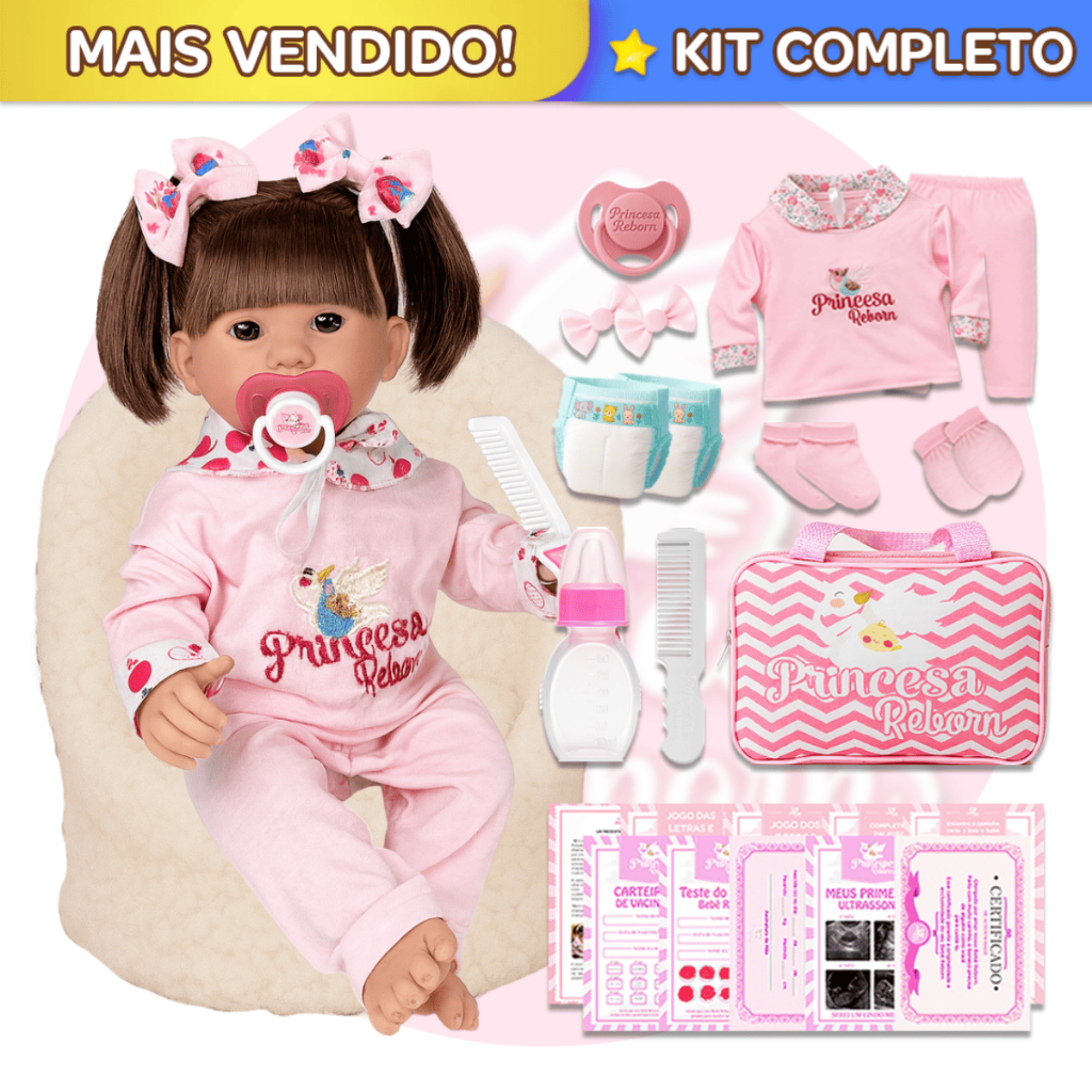 Bebê Reborn 100% Silicone Realista Boneca Barata Completa | Shopee Brasil