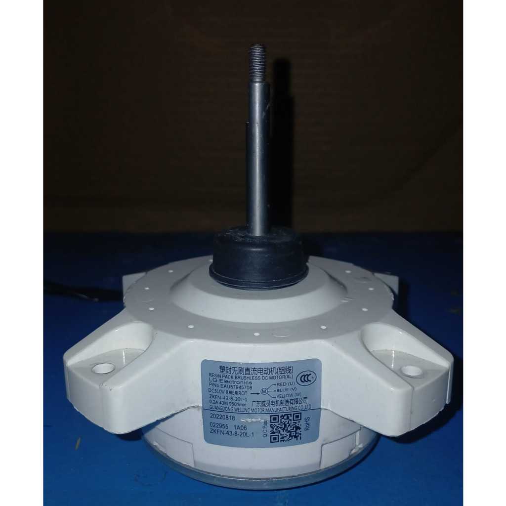 Motor Ventilador da Condensadora LG Inverter 9/18000 Btus ZKFN-43