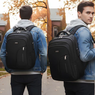 Mochila Xiaobang Zíper Bolsa Prova D'água Com Alça Reforçada Painel Traseiro Respirável 40L