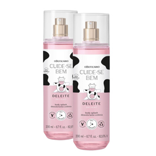 Kit 2 Body Splash Feminino Cuide-se Bem Deleite - 200ml em Oferta na Shopee
