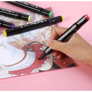 Caneta Marcadora 80/100/120/168Ponta Dupla Conjunto de canetas colorida marker Artes em Oferta na Shopee
