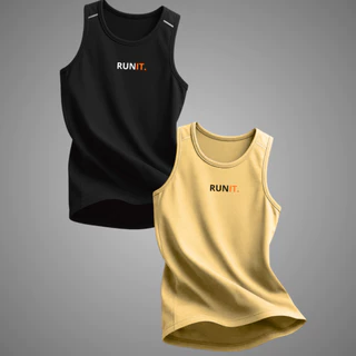 KIT 2 Regatas Masculinas DryFit Academia - Regata Dryfitness Masculina Regatas Academia Treino