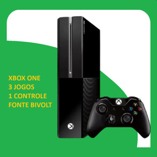Console Microsoft Xbox One+3 jogos | Shopee Brasil