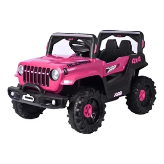 Carro Elétrico Infantil Jipe Off Road Rosa 12V com Controle Remoto Zippy Toys em Oferta na Shopee