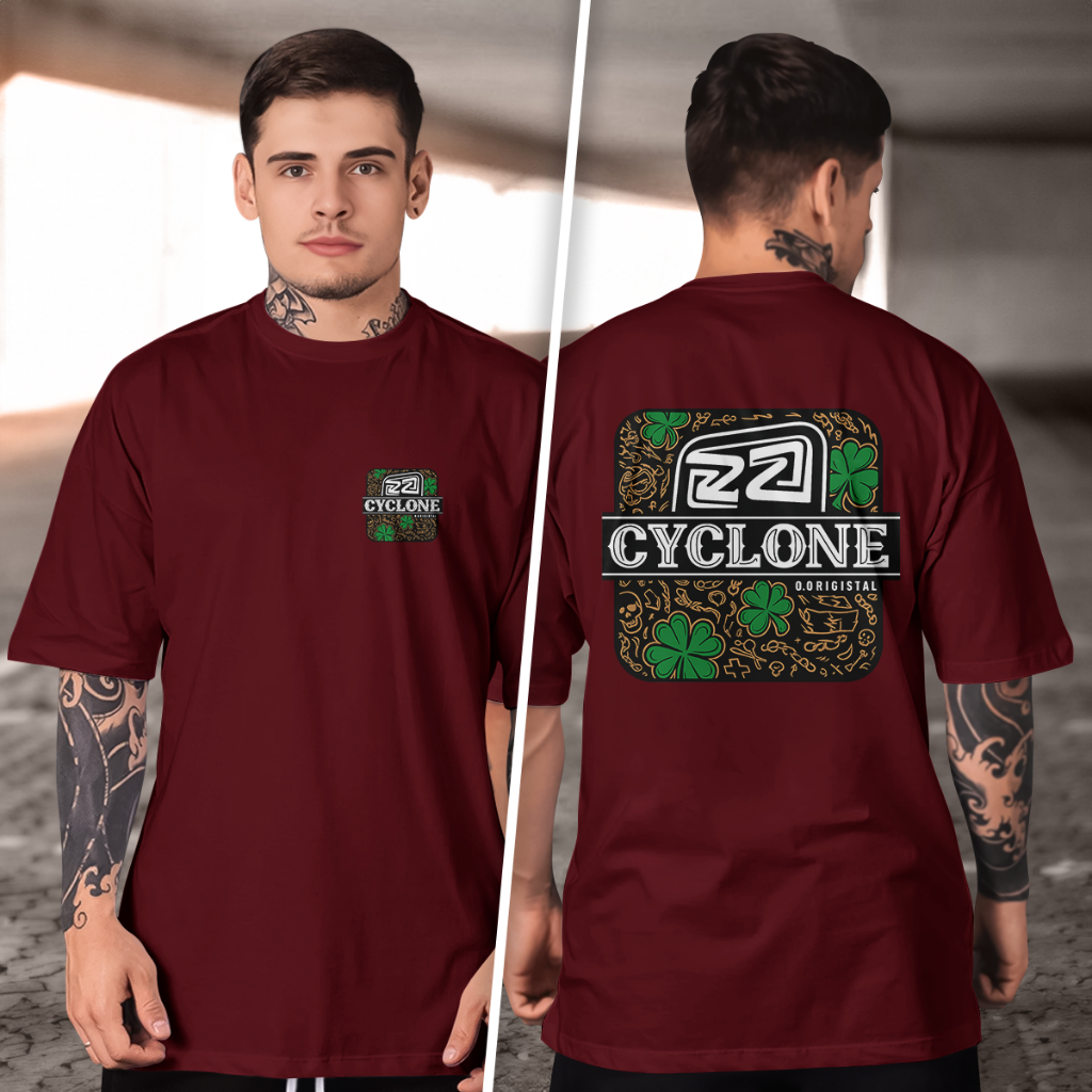 Camiseta Cyclone Trevo conforto e estilo 100% Algodão